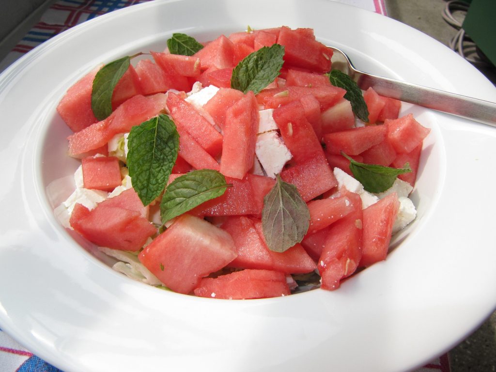 Wassermelonen-Feta Salat